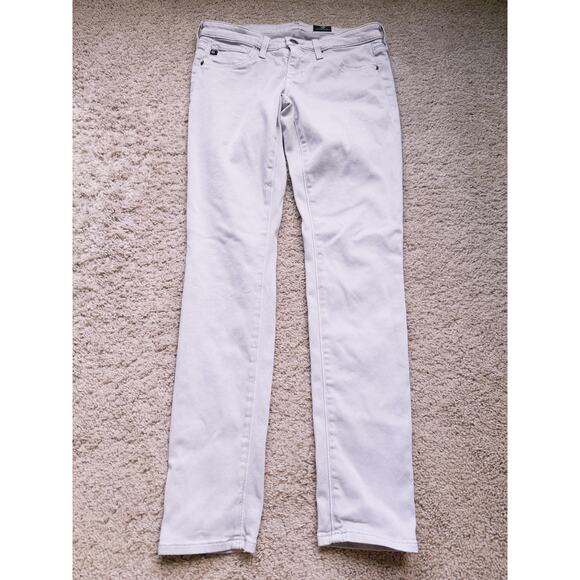 AG Adriano Goldschmied Ankle Skinny Jeans 25R Light Gray Clean Girl Minimalist - Picture 2 of 8